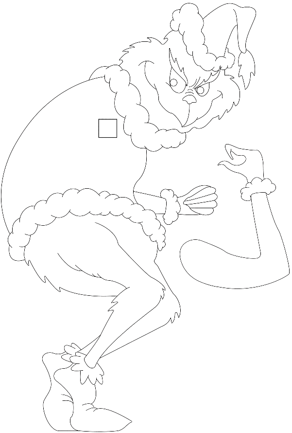 Grinch Christmas Cutout – The Olmstead Workshop