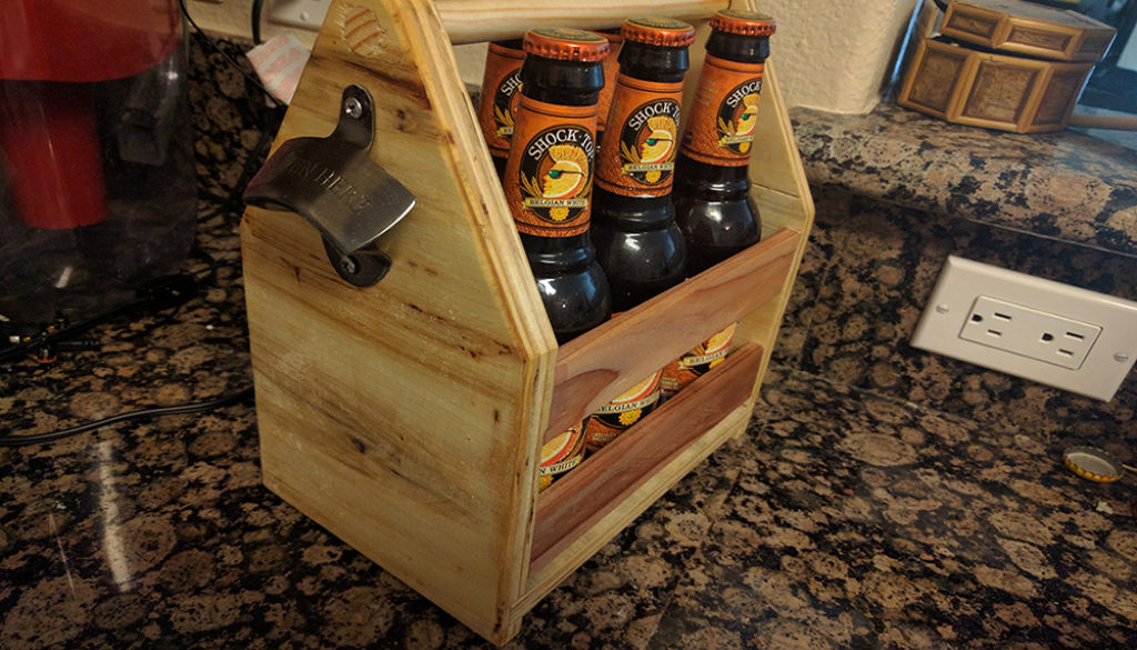 Rustic Beer Caddy – The Olmstead Workshop